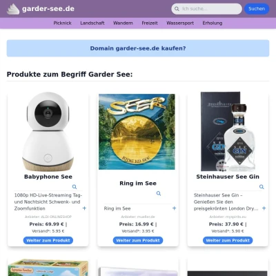 Screenshot garder-see.de