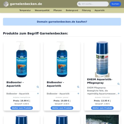 Screenshot garnelenbecken.de