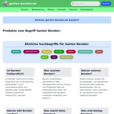 Screenshot garten-berater.de