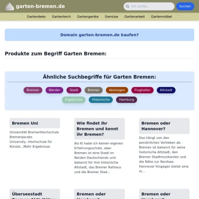 Screenshot garten-bremen.de