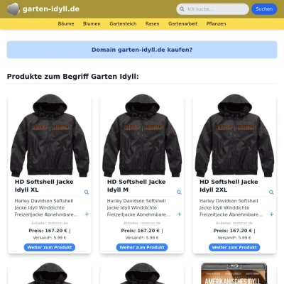 Screenshot garten-idyll.de