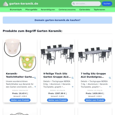 Screenshot garten-keramik.de