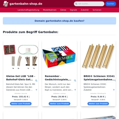 Screenshot gartenbahn-shop.de