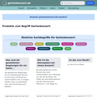 Screenshot gartenkonzert.de