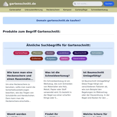 Screenshot gartenschnitt.de