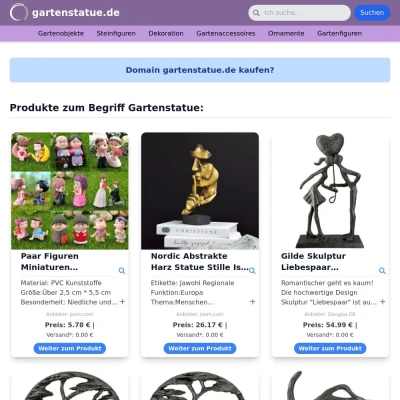 Screenshot gartenstatue.de