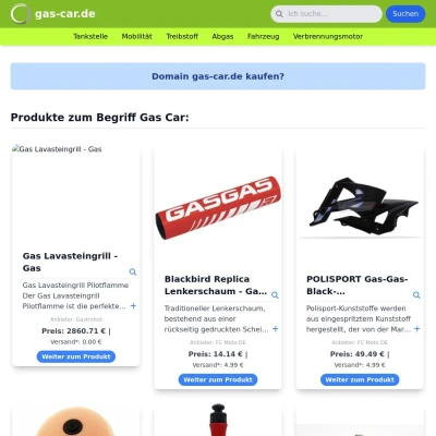 Screenshot gas-car.de