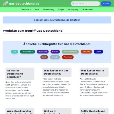 Screenshot gas-deutschland.de