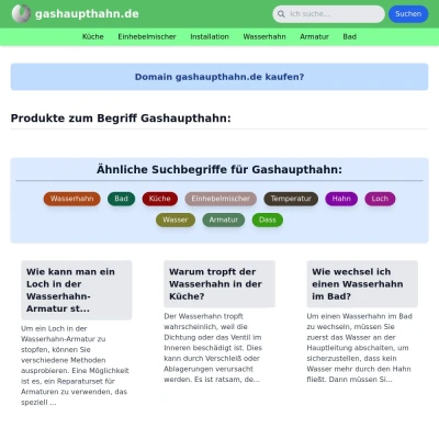 Screenshot gashaupthahn.de