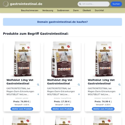 Screenshot gastrointestinal.de