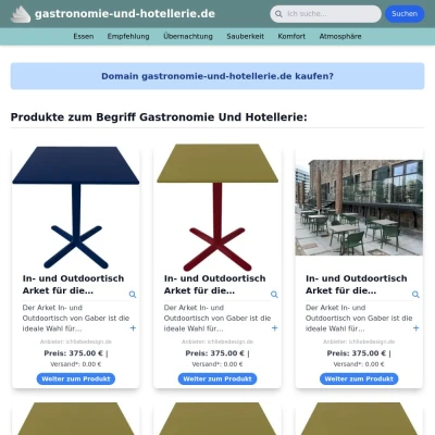 Screenshot gastronomie-und-hotellerie.de