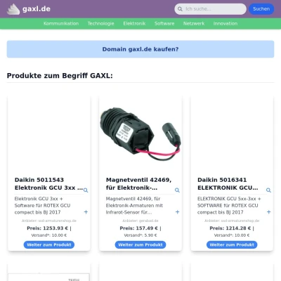 Screenshot gaxl.de