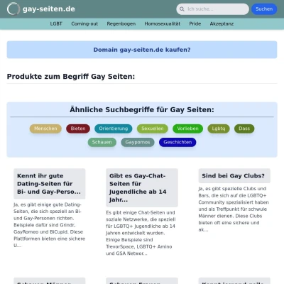 Screenshot gay-seiten.de