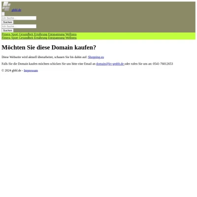 Screenshot gbhl.de