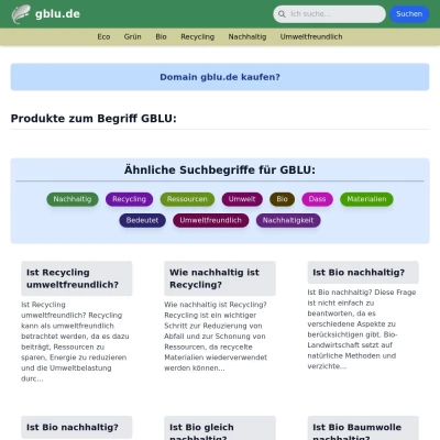 Screenshot gblu.de