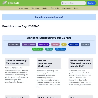 Screenshot gbmo.de