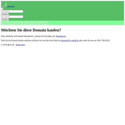 Screenshot gbwa.de