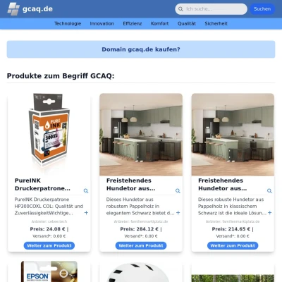Screenshot gcaq.de