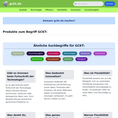 Screenshot gckt.de
