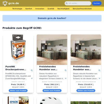 Screenshot gcre.de