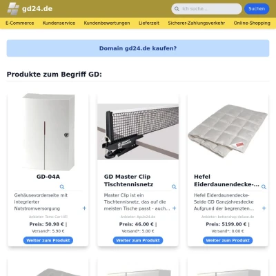 Screenshot gd24.de
