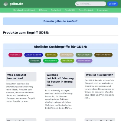 Screenshot gdbn.de