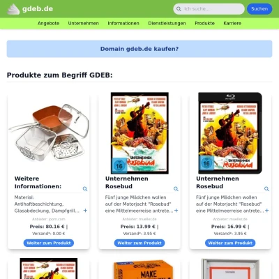 Screenshot gdeb.de