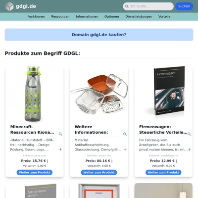 Screenshot gdgl.de