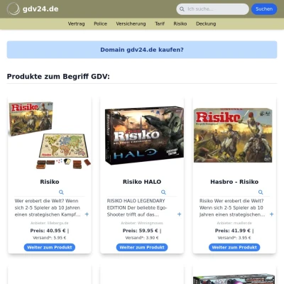 Screenshot gdv24.de