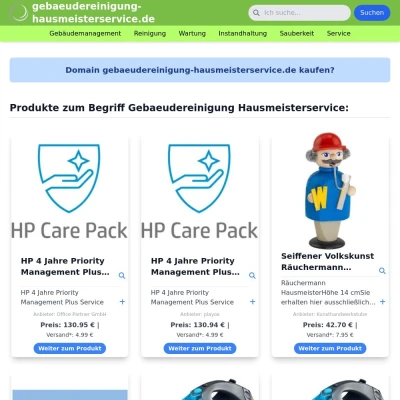 Screenshot gebaeudereinigung-hausmeisterservice.de