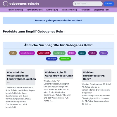 Screenshot gebogenes-rohr.de