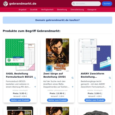 Screenshot gebrandmarkt.de