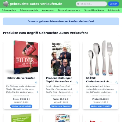 Screenshot gebrauchte-autos-verkaufen.de