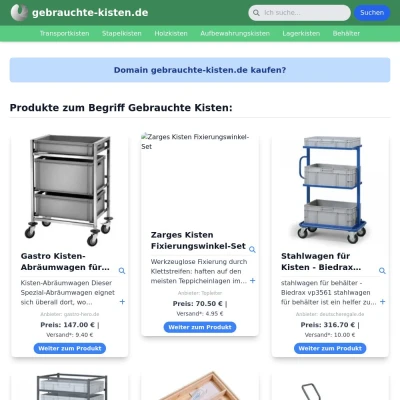 Screenshot gebrauchte-kisten.de