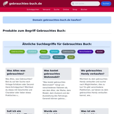 Screenshot gebrauchtes-buch.de