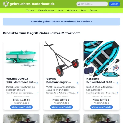 Screenshot gebrauchtes-motorboot.de