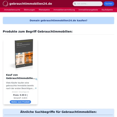 Screenshot gebrauchtimmobilien24.de