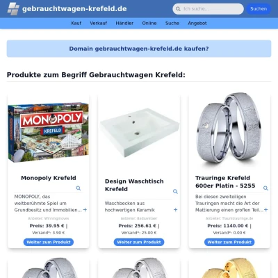 Screenshot gebrauchtwagen-krefeld.de