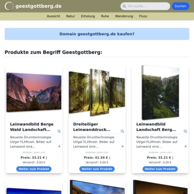 Screenshot geestgottberg.de