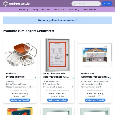 Screenshot gefluester.de