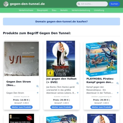 Screenshot gegen-den-tunnel.de