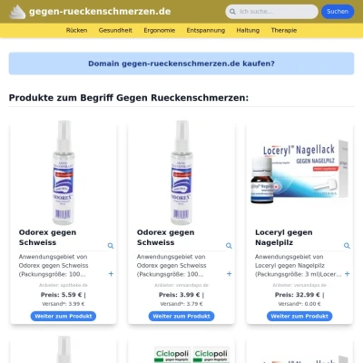 Screenshot gegen-rueckenschmerzen.de