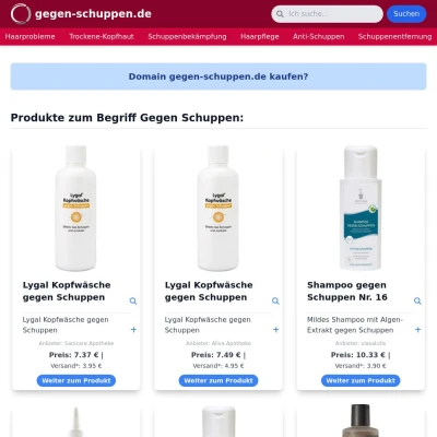 Screenshot gegen-schuppen.de