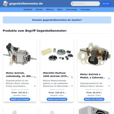 Screenshot gegenkolbenmotor.de