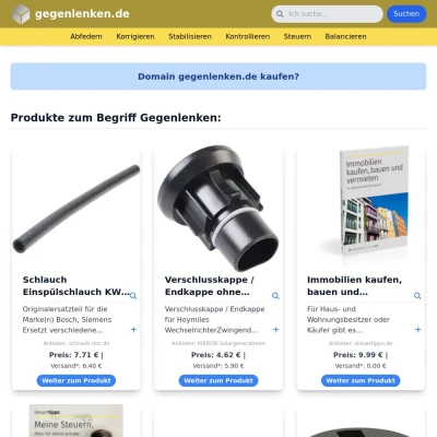 Screenshot gegenlenken.de