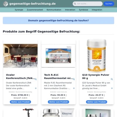 Screenshot gegenseitige-befruchtung.de