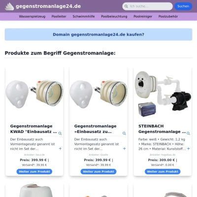 Screenshot gegenstromanlage24.de