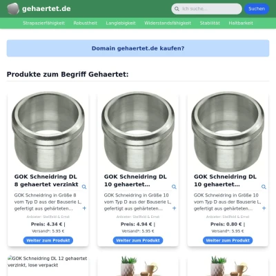 Screenshot gehaertet.de