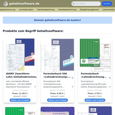 Screenshot gehaltssoftware.de