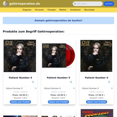 Screenshot gehirnoperation.de